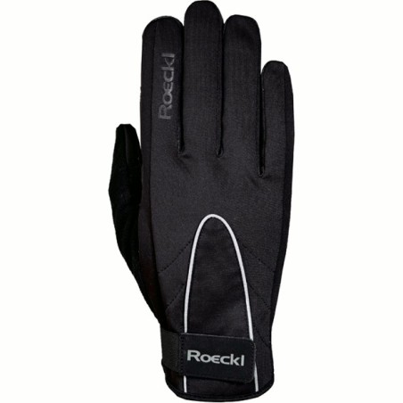 Rennen warme Handschuhe Roeckl LL Landas schwarz (kein Aufdruck)